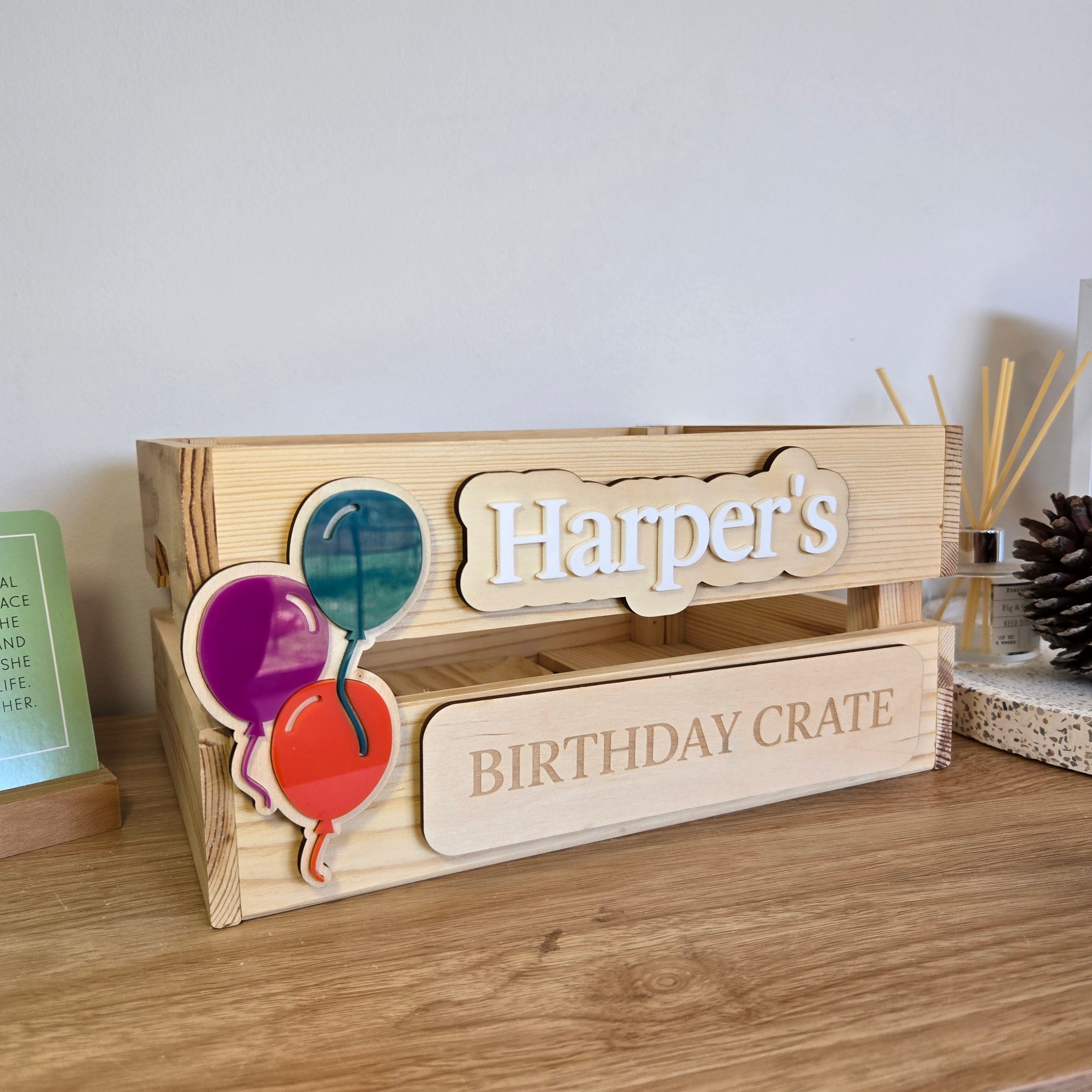 Interchangeable Crate - Birthday Elements