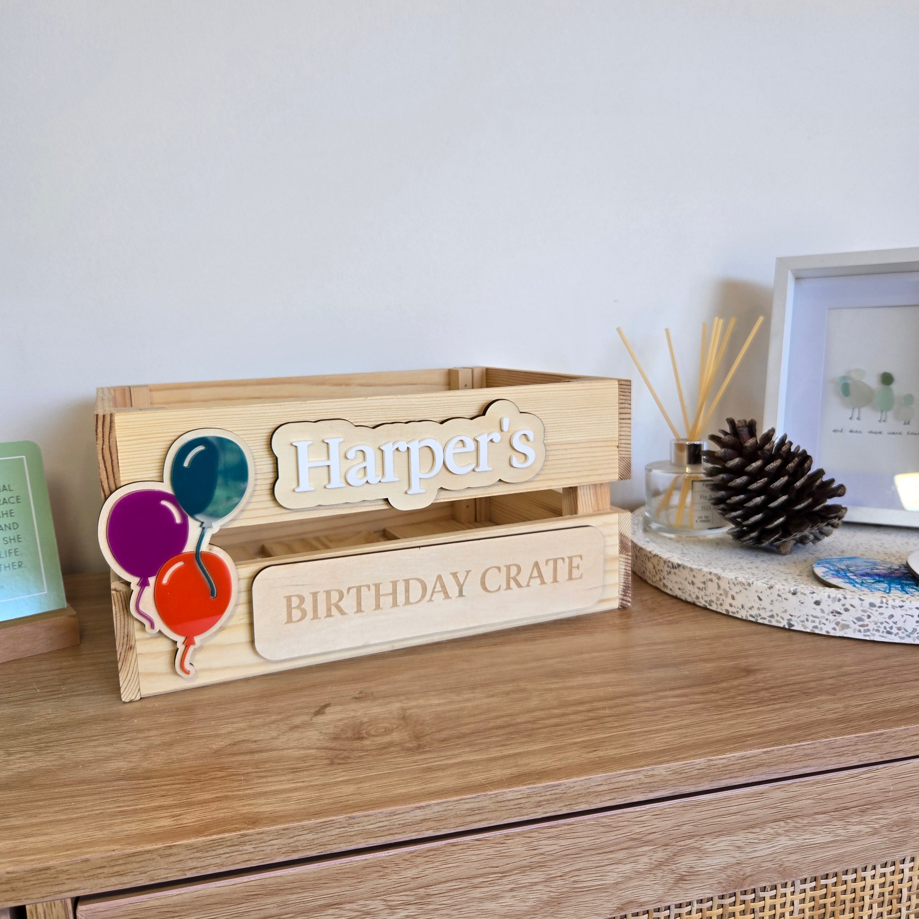 Interchangeable Crate - Birthday Elements