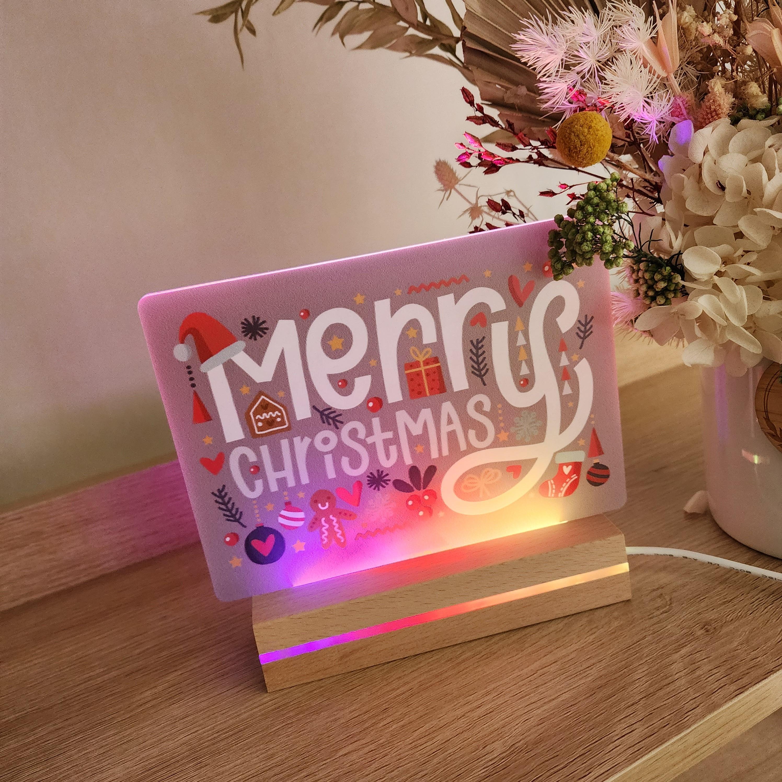 NEW! Aura+ Night Light 🌙 - Merry Christmas - The Willow Corner