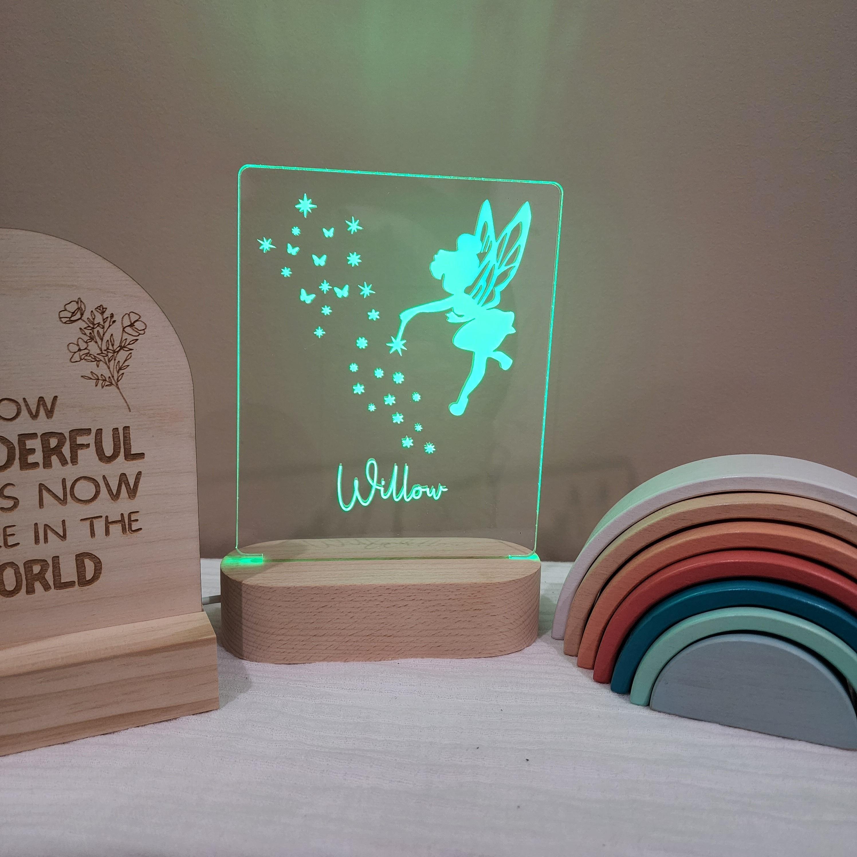 Personalised Night Light 🌙 - Fairy - The Willow Corner