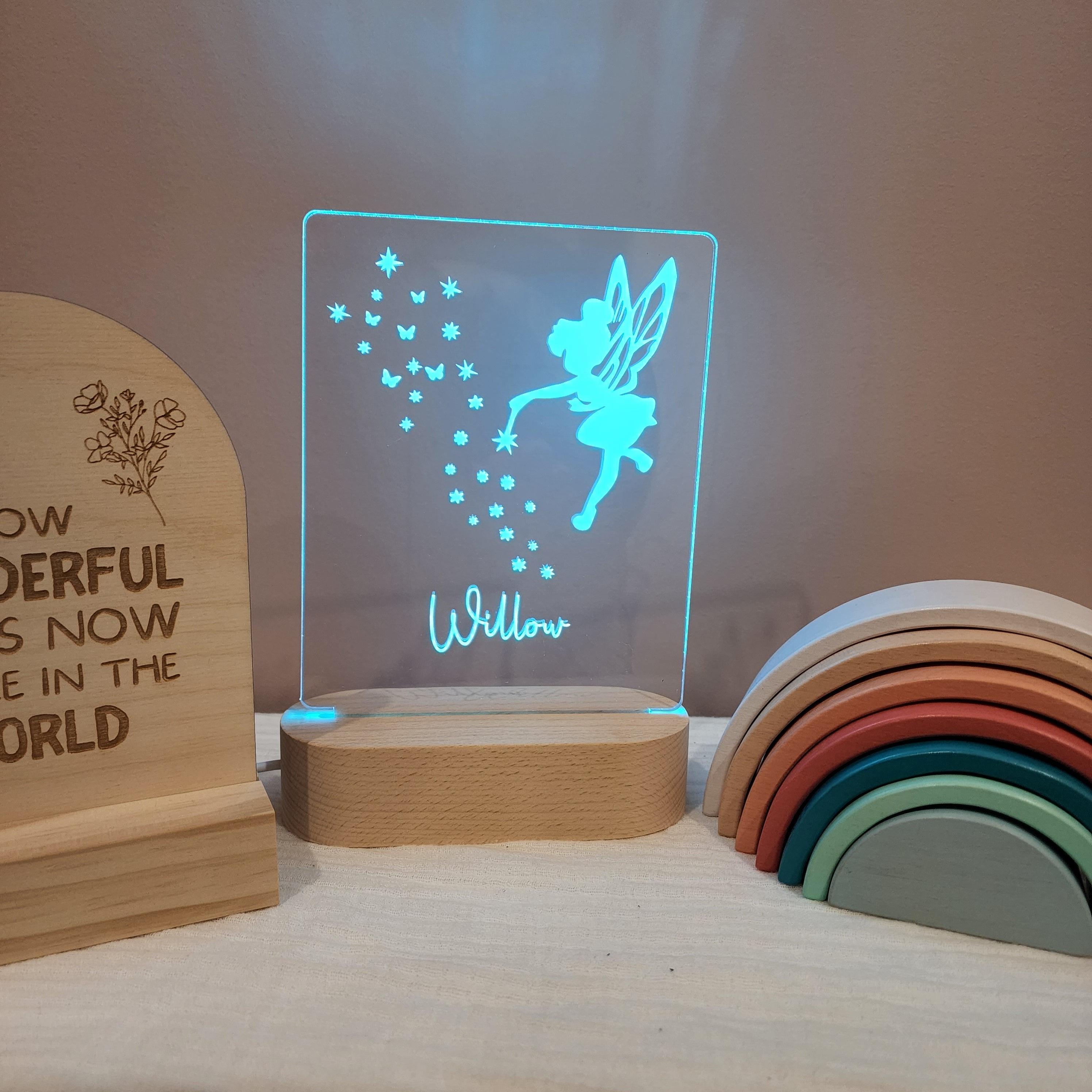 Personalised Night Light 🌙 - Fairy - The Willow Corner