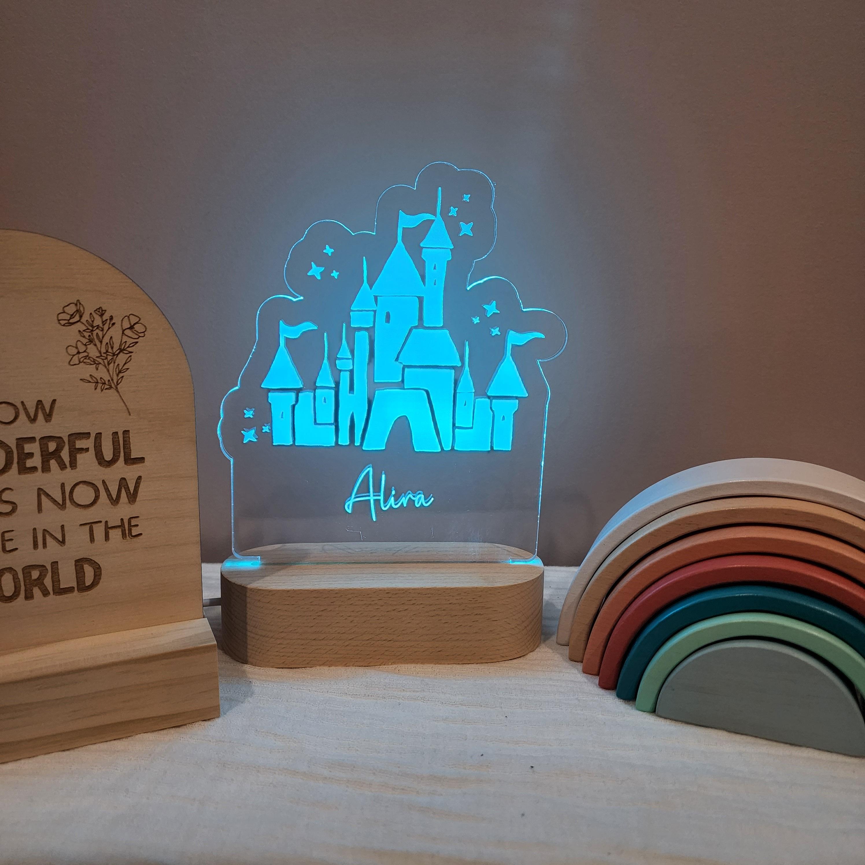 Personalised Night Light 🌙 - Princess Castle - The Willow Corner