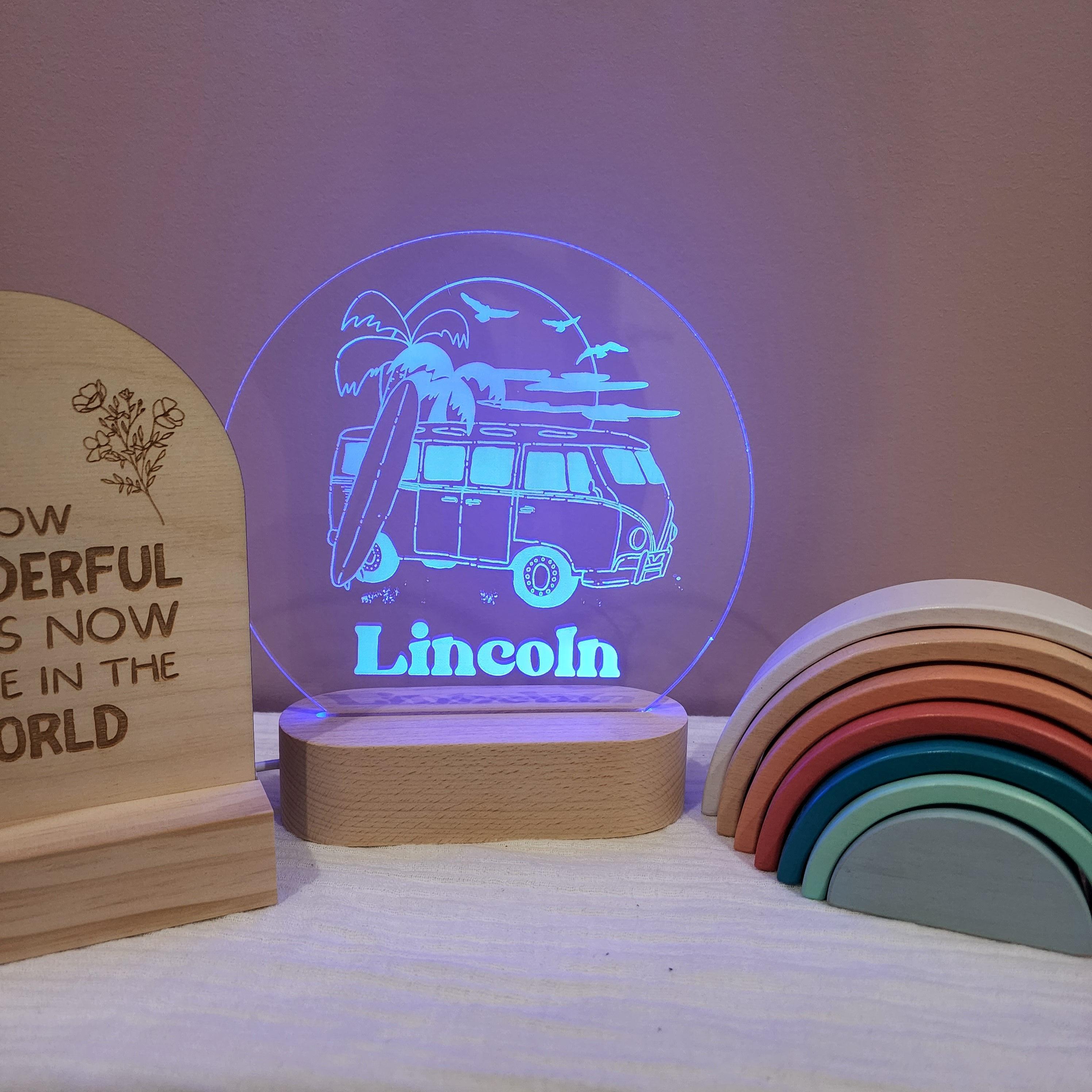 Personalised Night Light 🌙 - Surf's Up - The Willow Corner