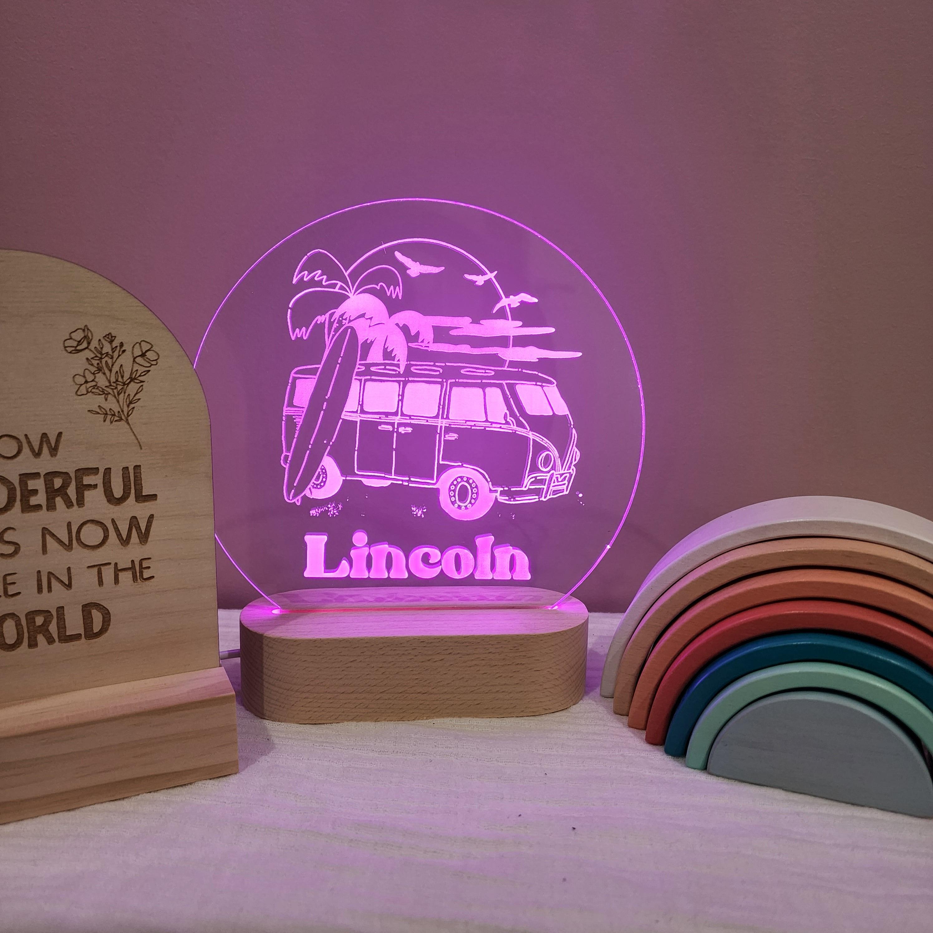 Personalised Night Light 🌙 - Surf's Up - The Willow Corner